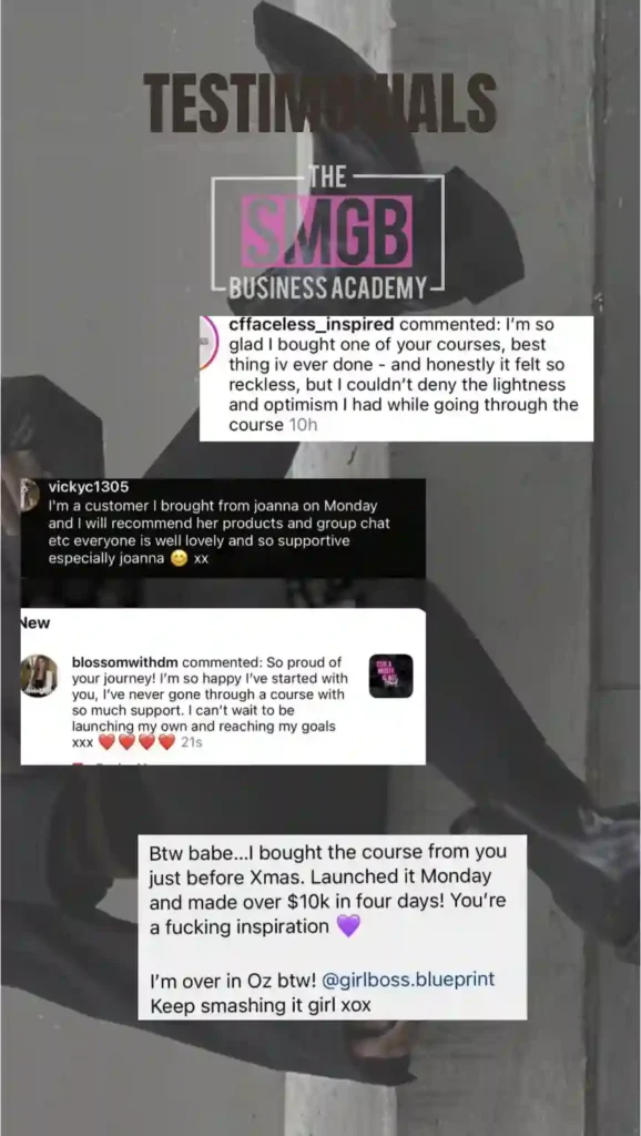 Testimonials of the SMGB Business academy 2025 |Opinion of the SMGB Business academy | Avis de la SMGB Business academy 2025