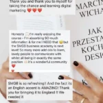 Testimonials of the SMGB Business academy 2025 |Opinion of the SMGB Business academy | Avis de la SMGB Business academy 2025