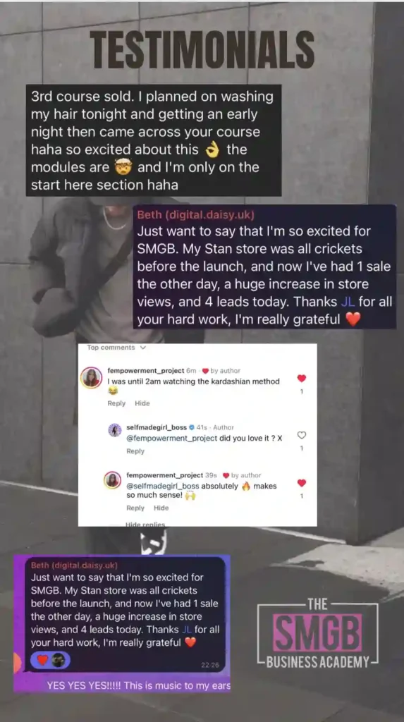 Testimonials of the SMGB Business academy 2025 |Opinion of the SMGB Business academy | Avis de la SMGB Business academy 2025