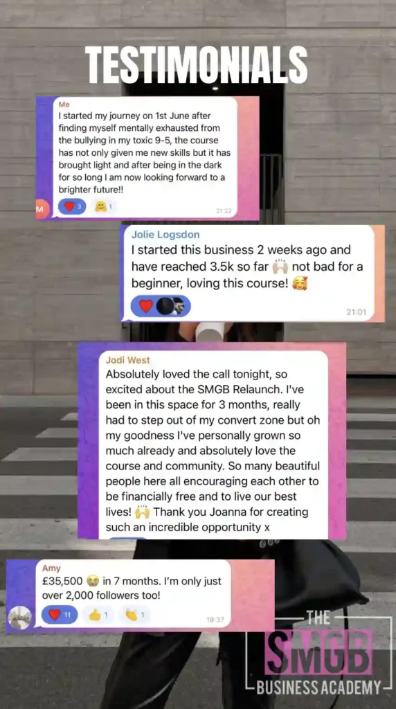 Testimonials of the SMGB Business academy 2025 |Opinion of the SMGB Business academy | Avis de la SMGB Business academy 2025